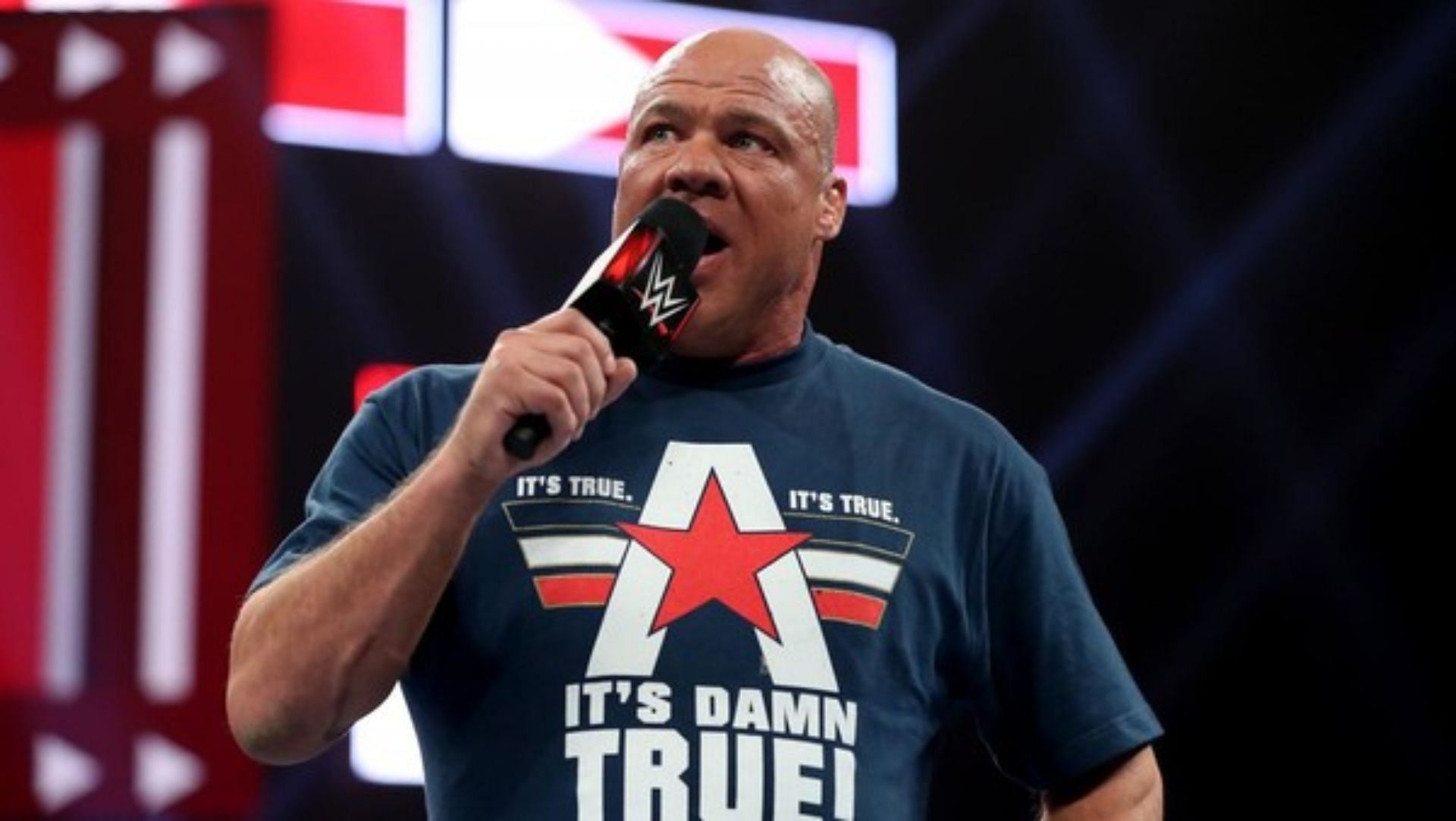 Kurt Angle excelled both on the mic and in the ring