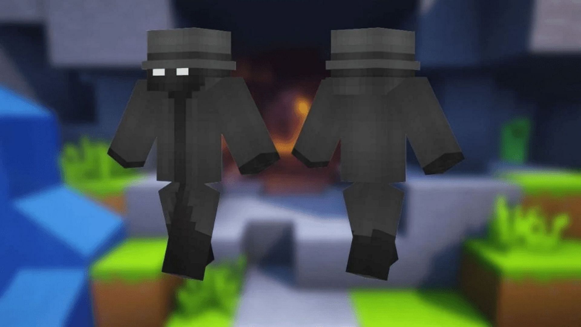 This shadowy figure would make an excellent fit in a crime noir movie (Image via xTheft/MinecraftSkins.net)