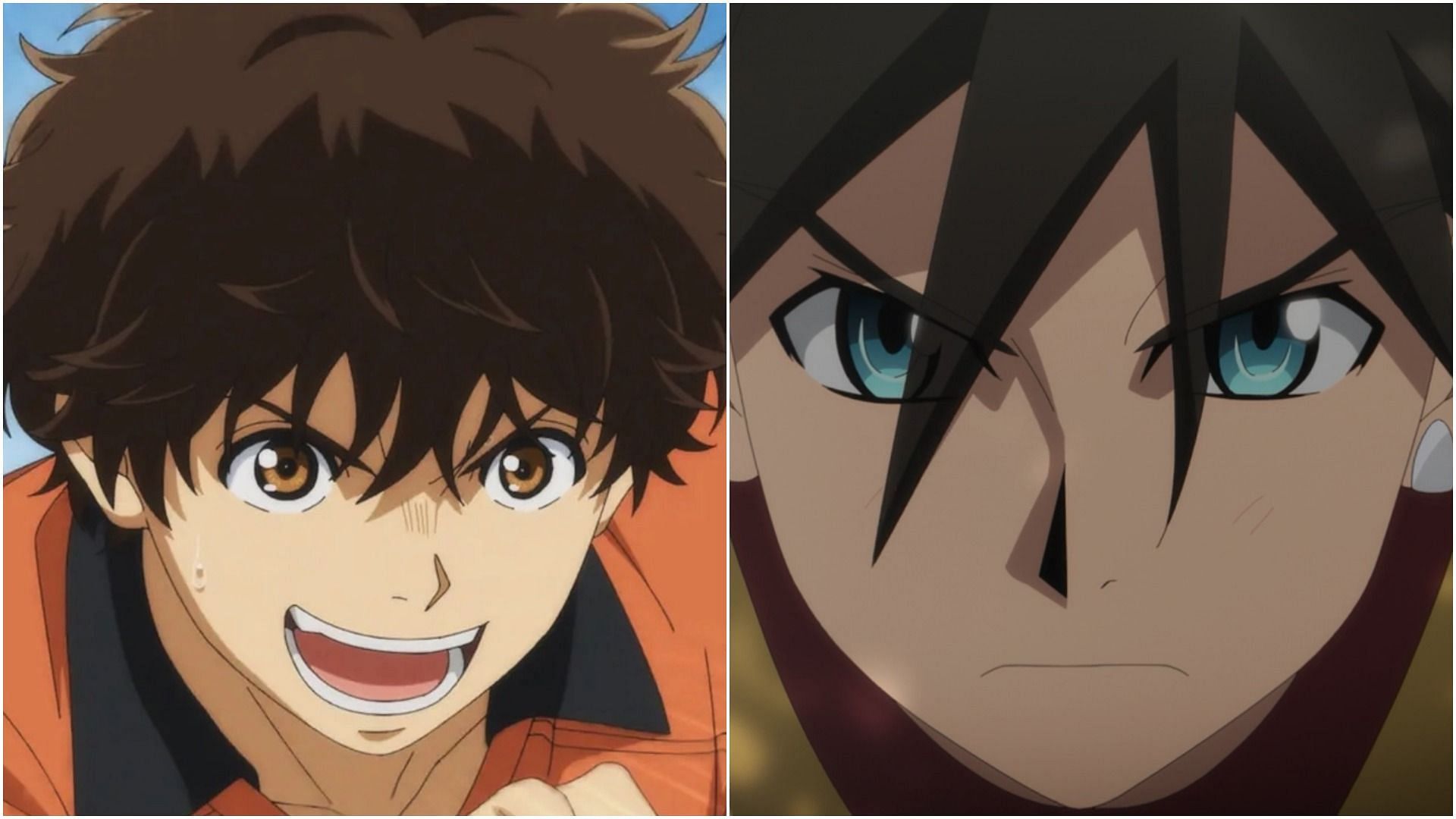 The protagonists for each of the two series as seen in each of their respective animes (Image via Sportskeeda)