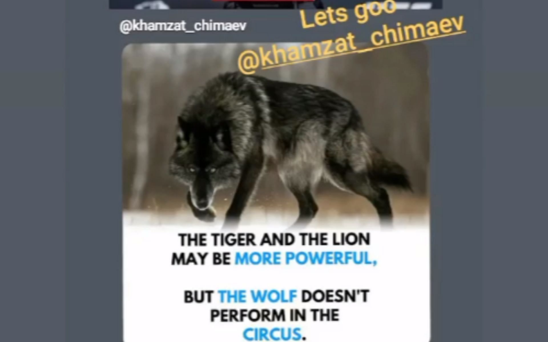 Khamzat Chimaev receives encouragement from Zlatan Ibrahimovic