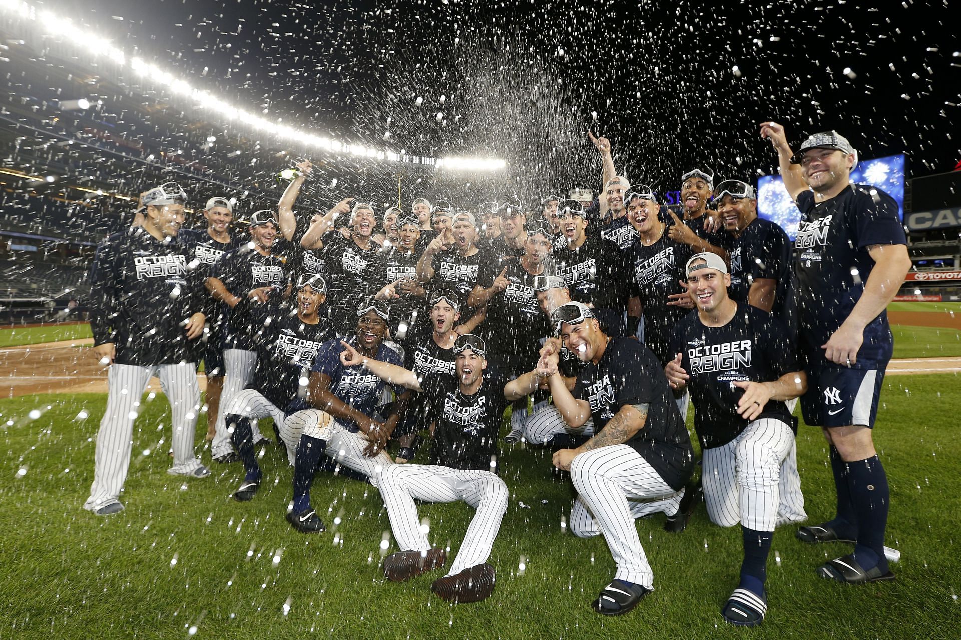 Yankees after winning the AL East in 2019