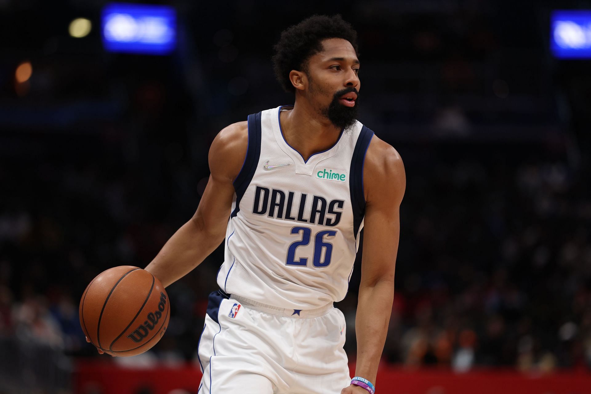 Dallas Mavericks guard Spencer Dinwiddie