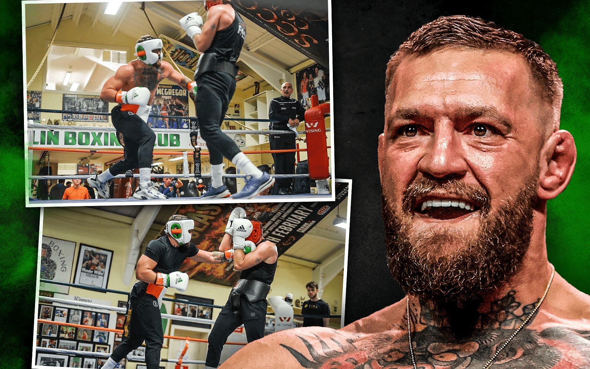 Conor McGregor returned to sparring [Images via @thenotoriousmma on Instagram]
