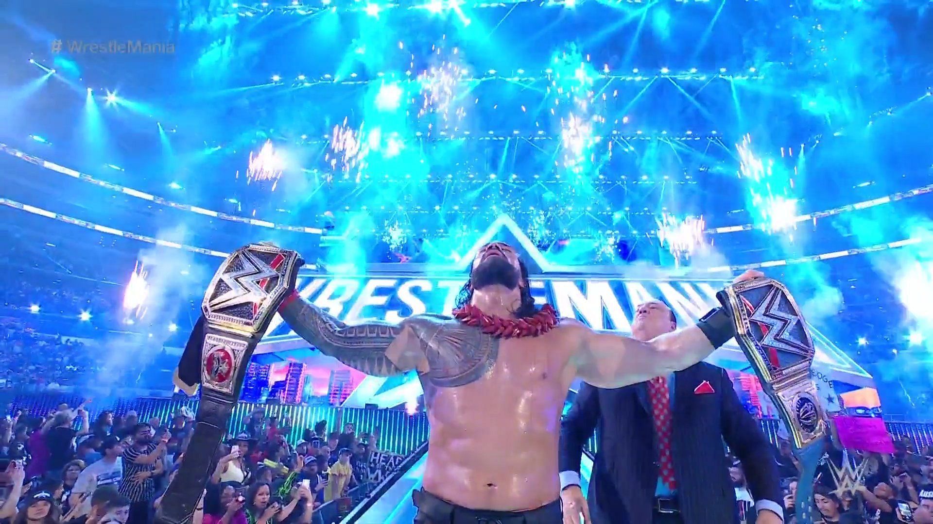 Roman Reigns defeated Brock Lesnar at WrestleMania 38