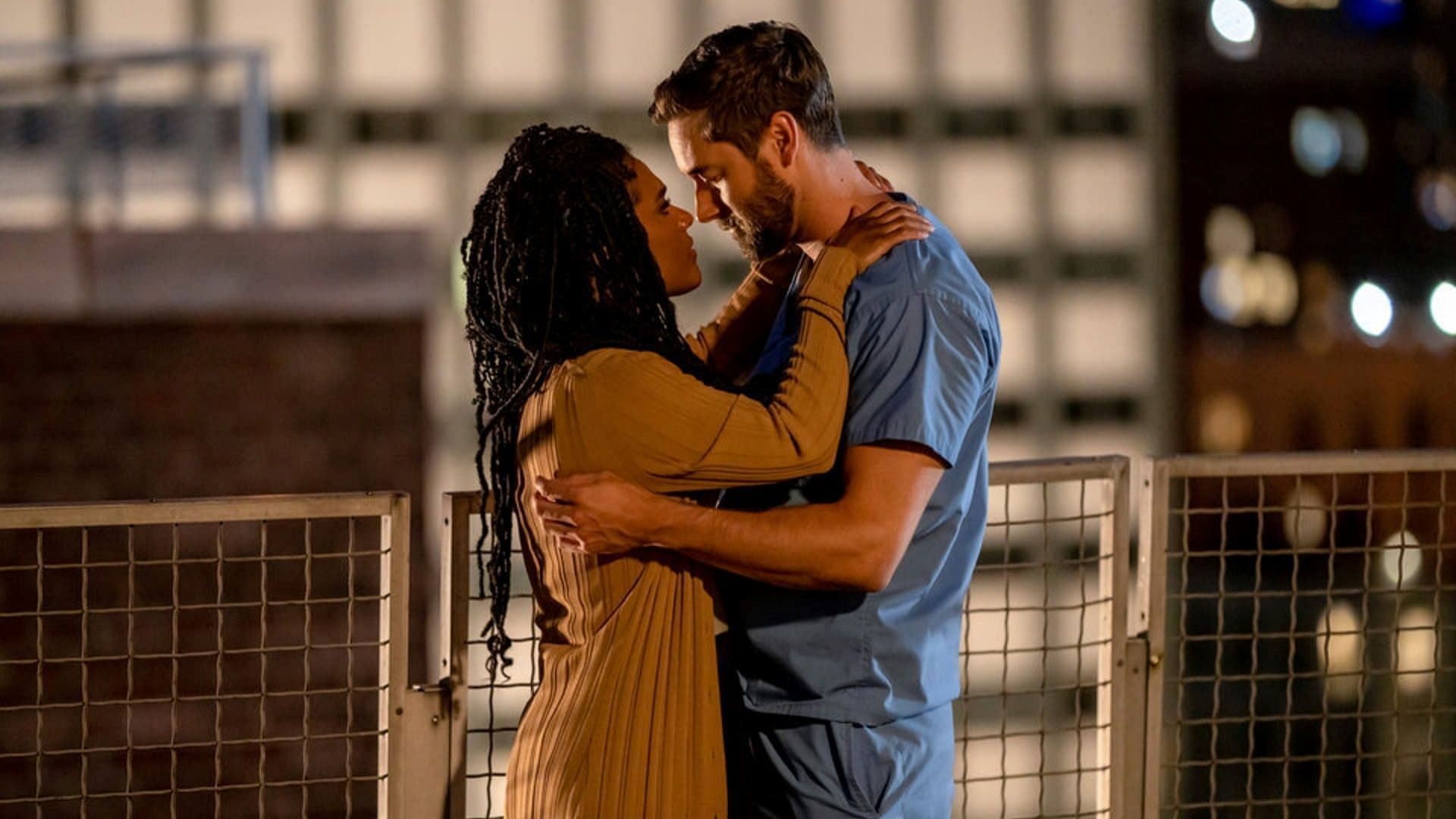 Dr. Helen Sharpe and Dr. Max Goodwin in New Amsterdam (Image via NBC)