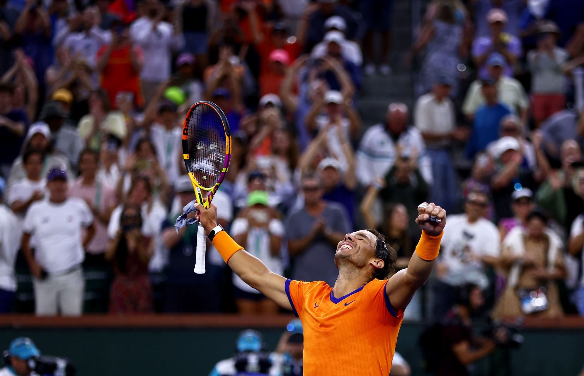 Nadal remained unbeaten in 81 matches on clay from 2005-2007