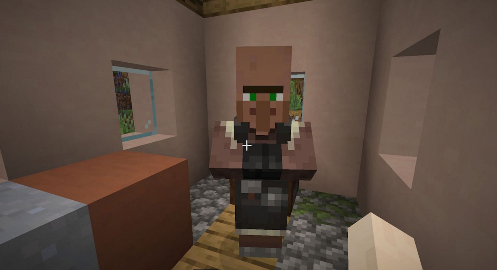 Stone mason villagers have one of the best emerald generation trades in the game (Image via Mojang)