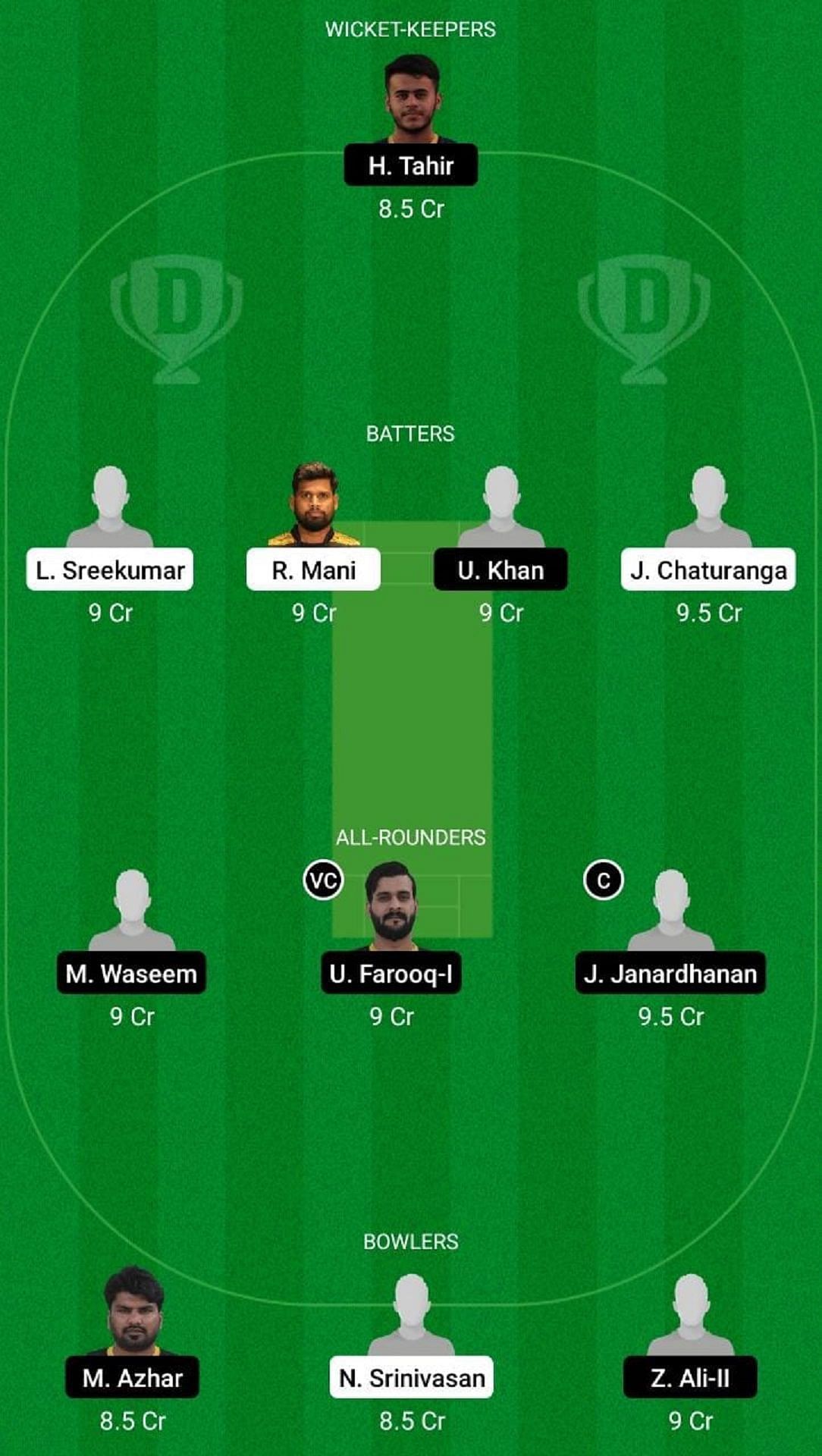 COL vs BG Dream11 Fantasy Suggestion #1