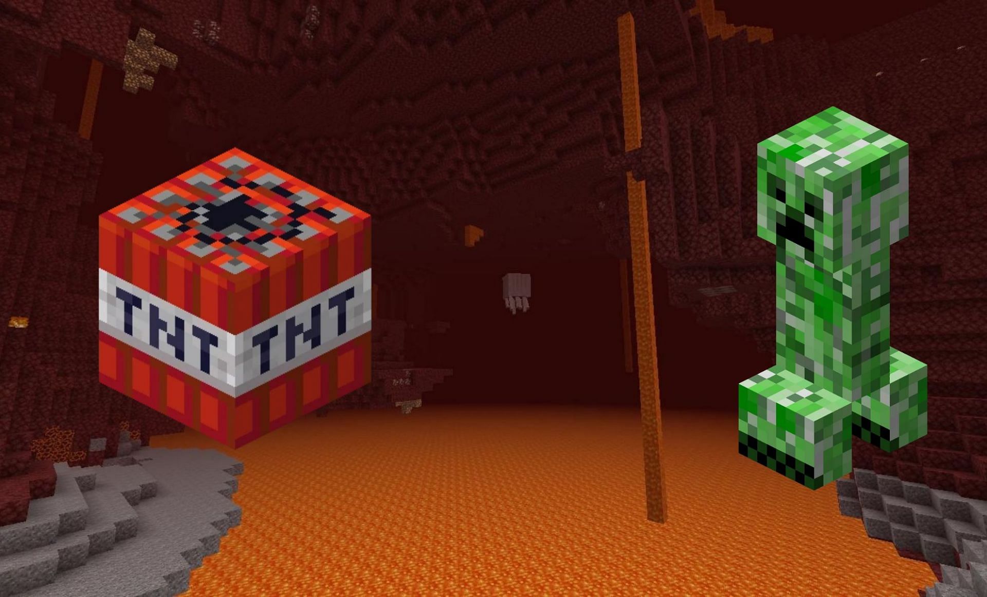 Blast Protection is useful against these things (Image via Minecraft)