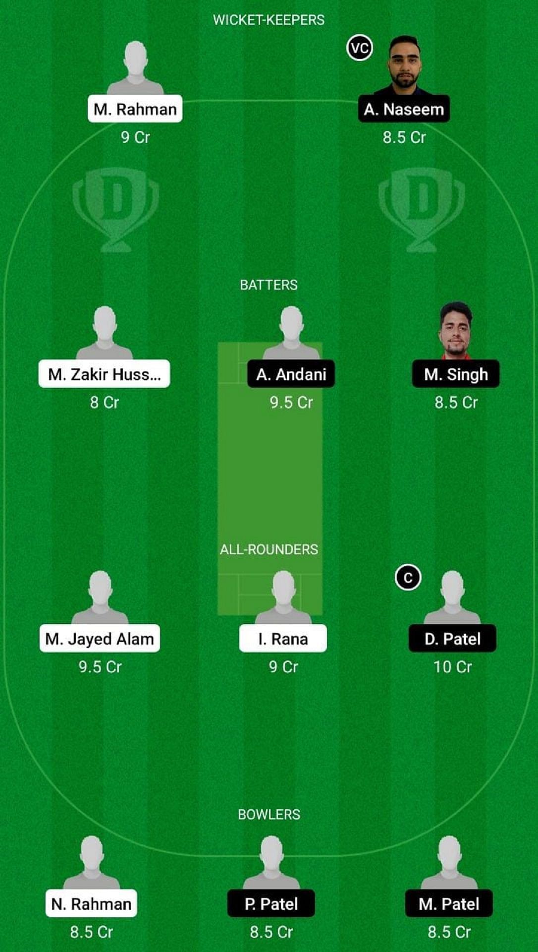 FRD vs WLP Dream11 Fantasy Suggestion #2