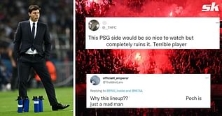 “Completely ruins it”, “Poch is just a mad man” – Fans slam Mauricio Pochettino for 2 decisions while naming PSG line-up for Strasbourg clash