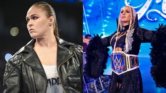 "Two main event losers" – Current Champion fires shots at Ronda Rousey and Charlotte Flair over WrestleMania main event