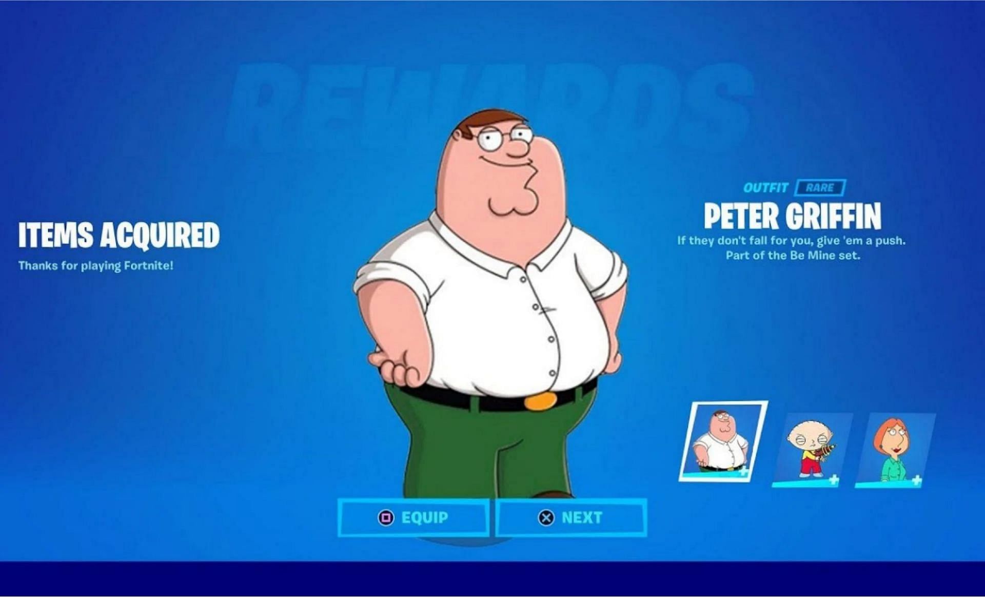 Peter Griffin skin concept (Image via Pack A Puncher on YouTube)
