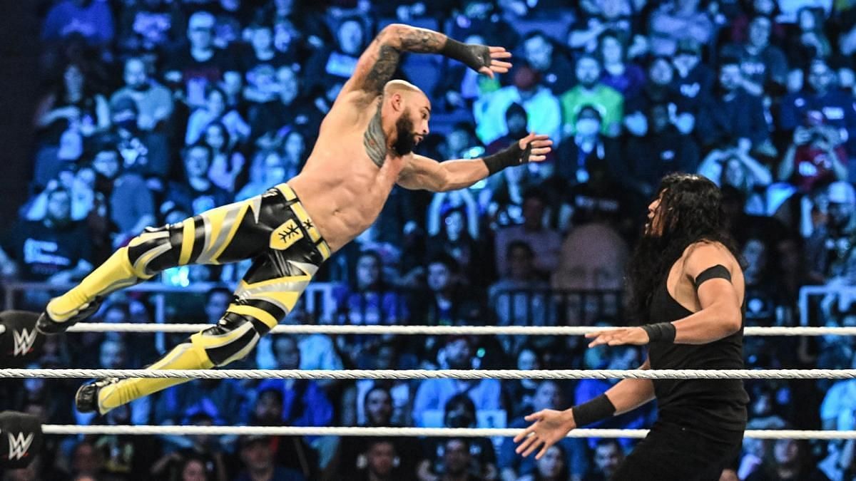Ricochet in action against Shanky