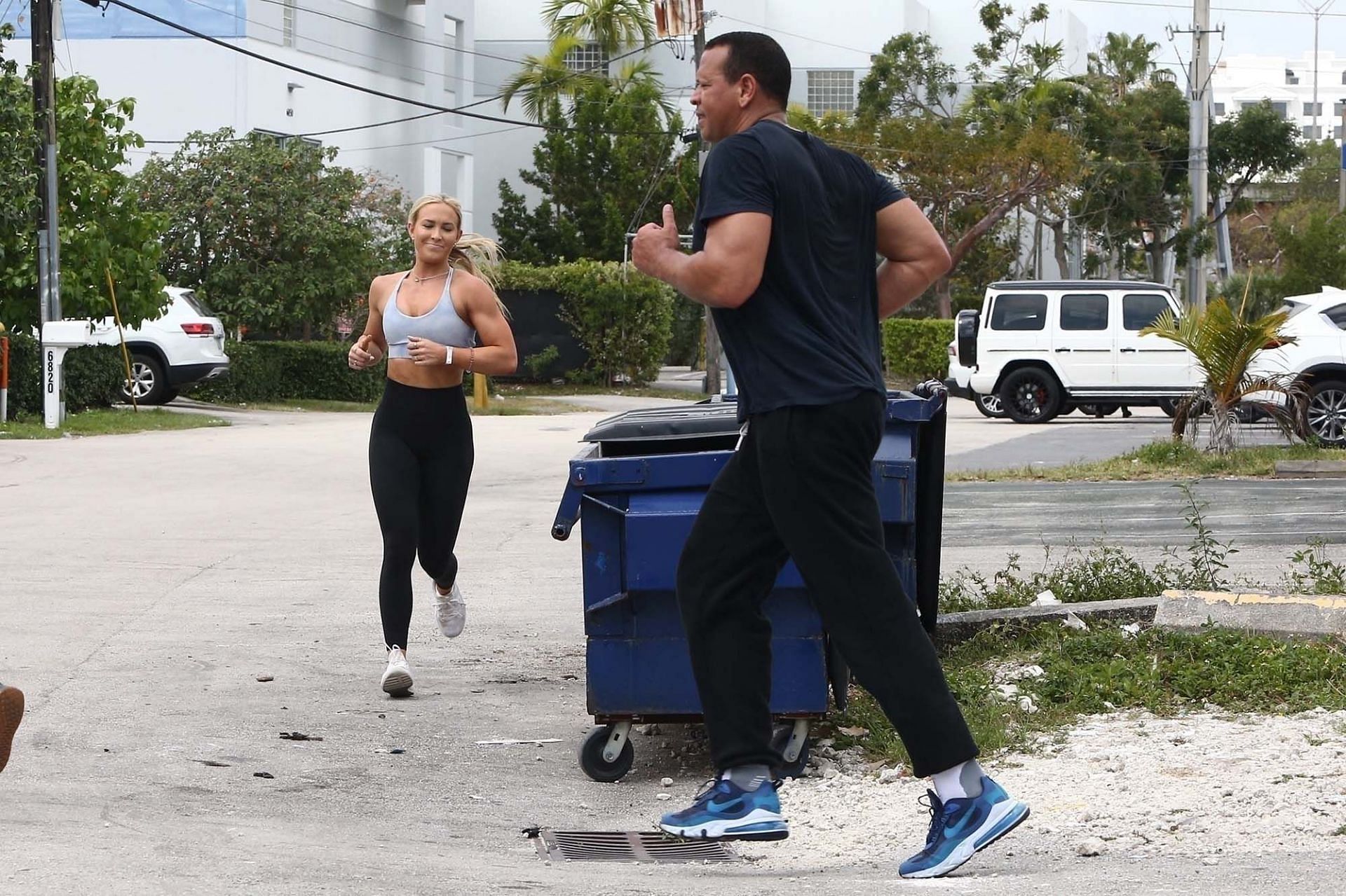 Alex Rodriguez was recently sighted in Miami with Kathryne Padgett, who is thought to be his girlfriend. Alex Rodriguez with Jennifer Lopez. Kathryne Padgett during a workout session on Thursday.