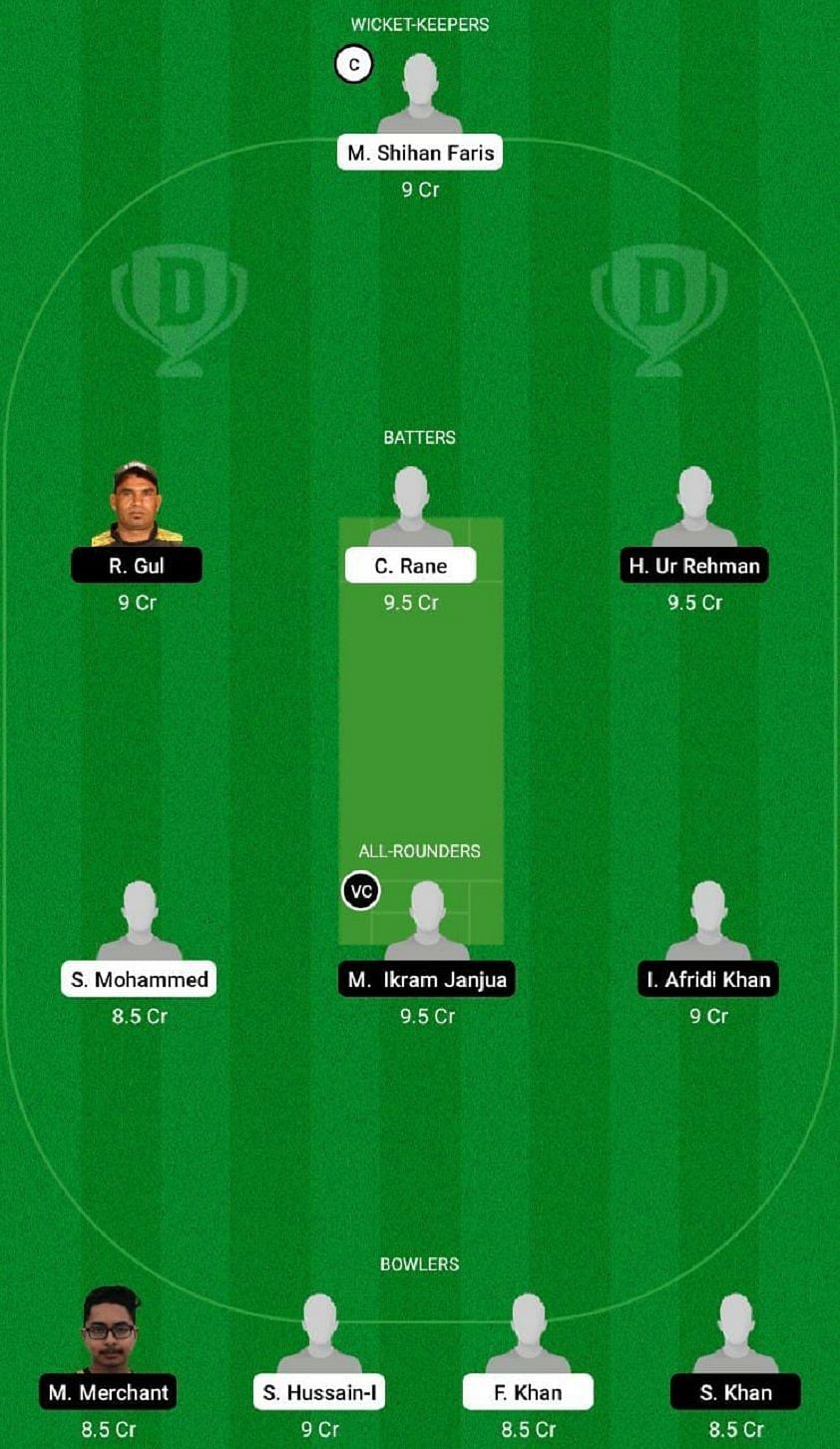 DUA vs AMA Dream11 Fantasy Tip #1 - Sharjah Ramadan T10 League