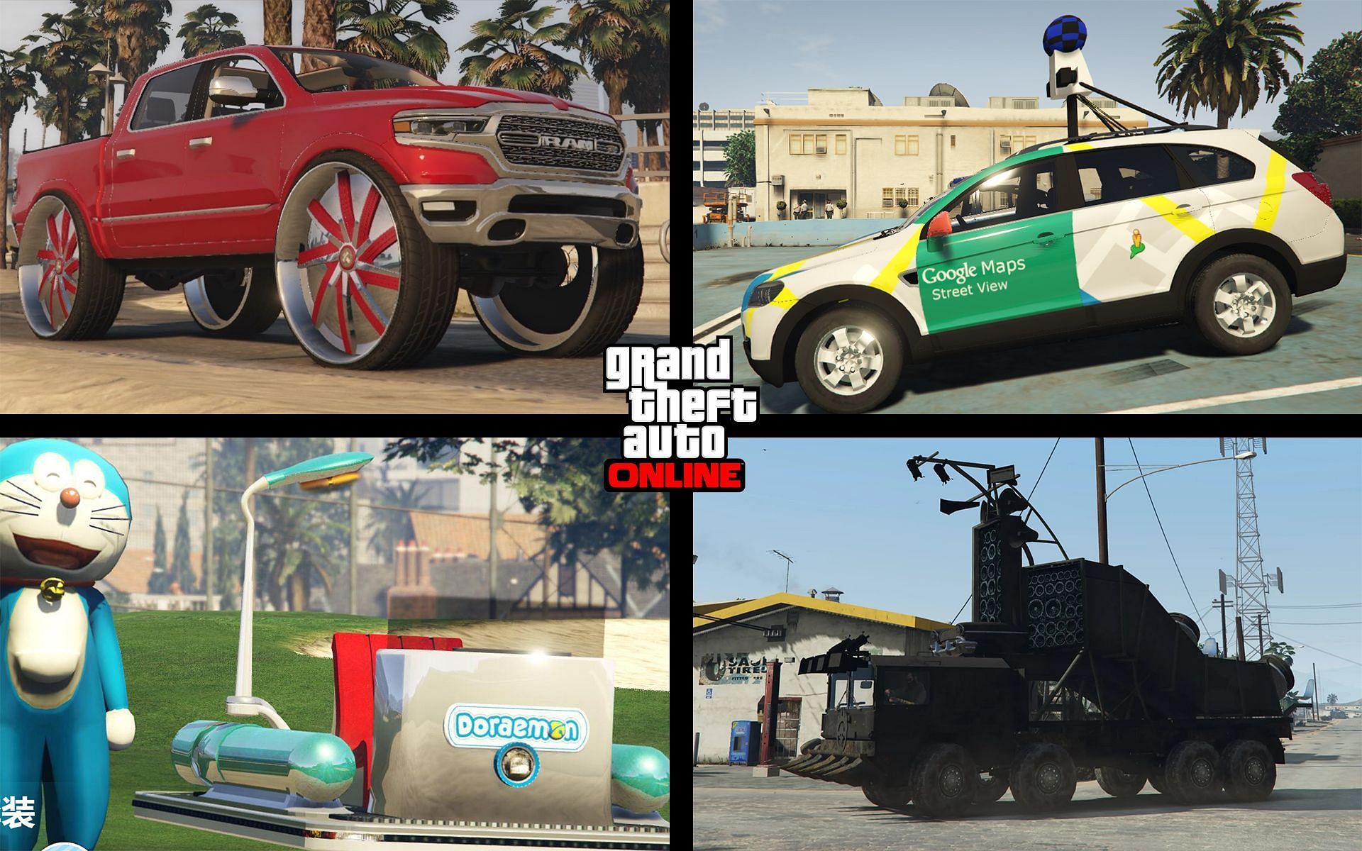 GTA 5 car mods are many but none are as wacky as these (Image via Sportskeeda)