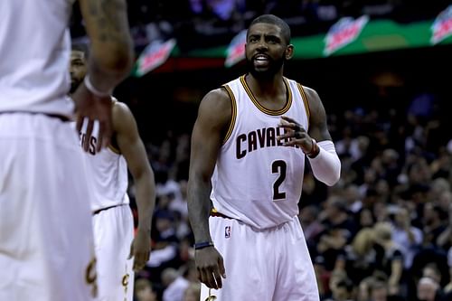 Kyrie Irving in action during 2016 NBA Finals - Game Six