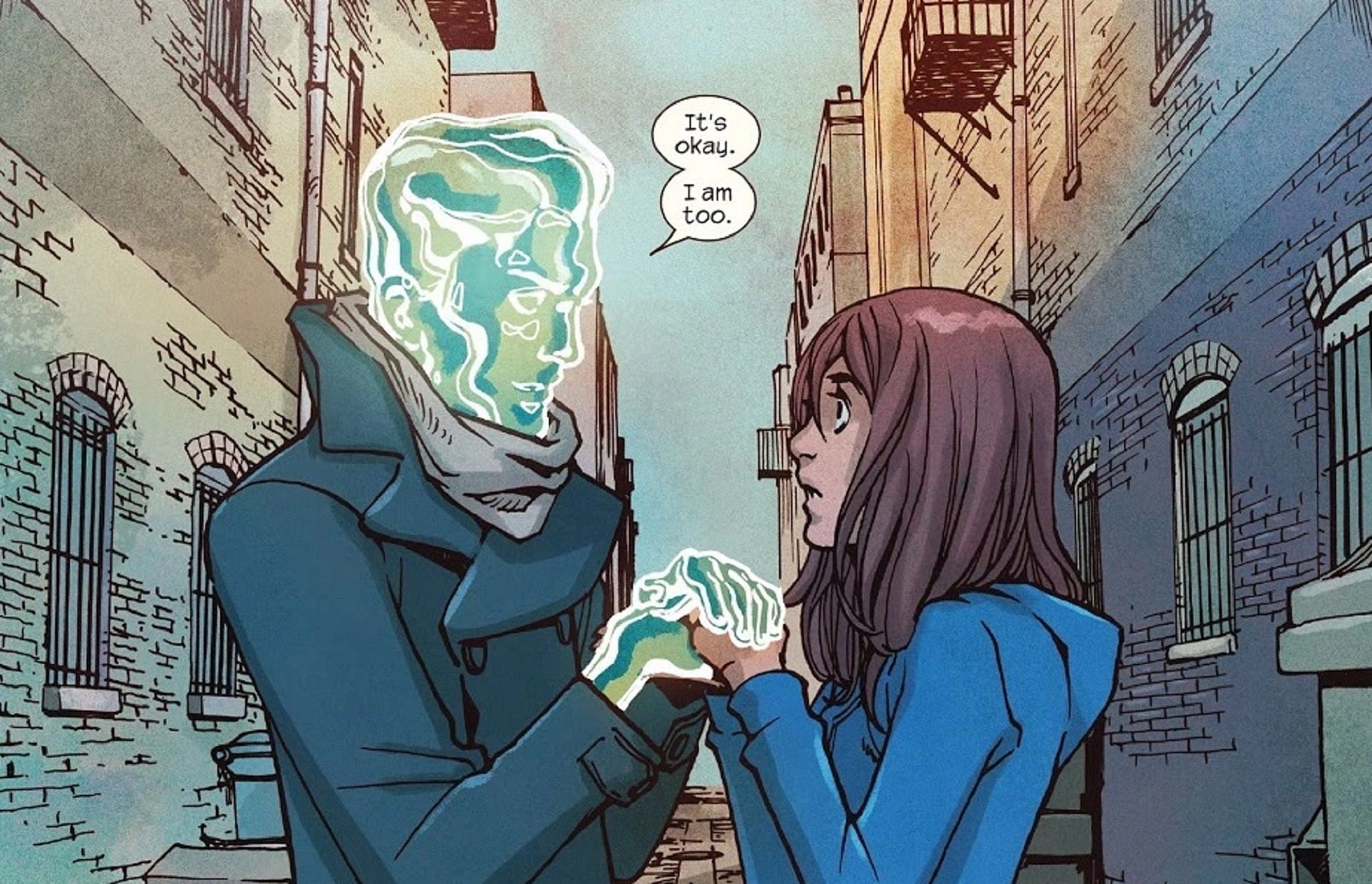 Initially, Kamran shared a good bond with Kamala (Image via Marvel)