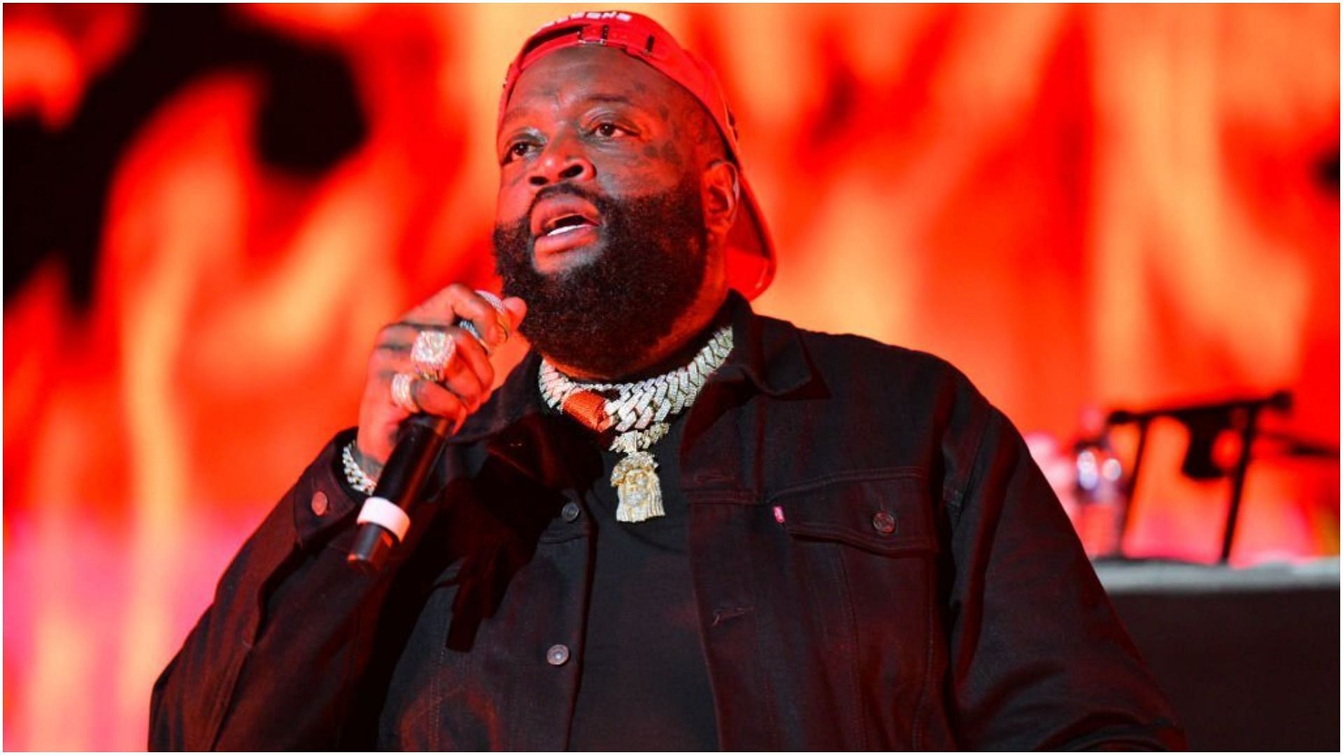 Rick Ross showed off the latest addition to his car collection in an Instagram post (Image via Prince Williams/Getty Images)