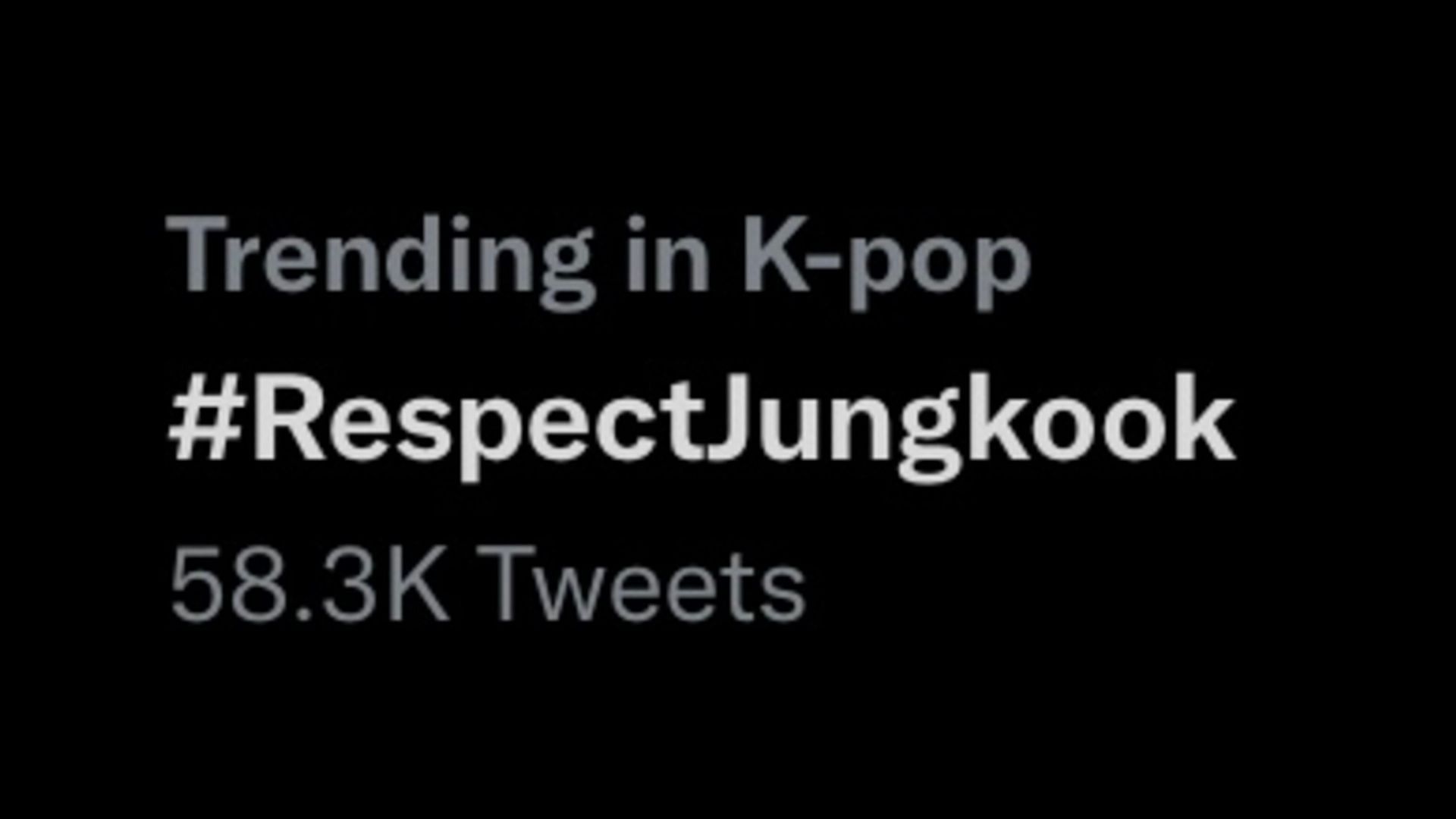 Fans supporting Jungkook on Twitter (Image via Twitter)