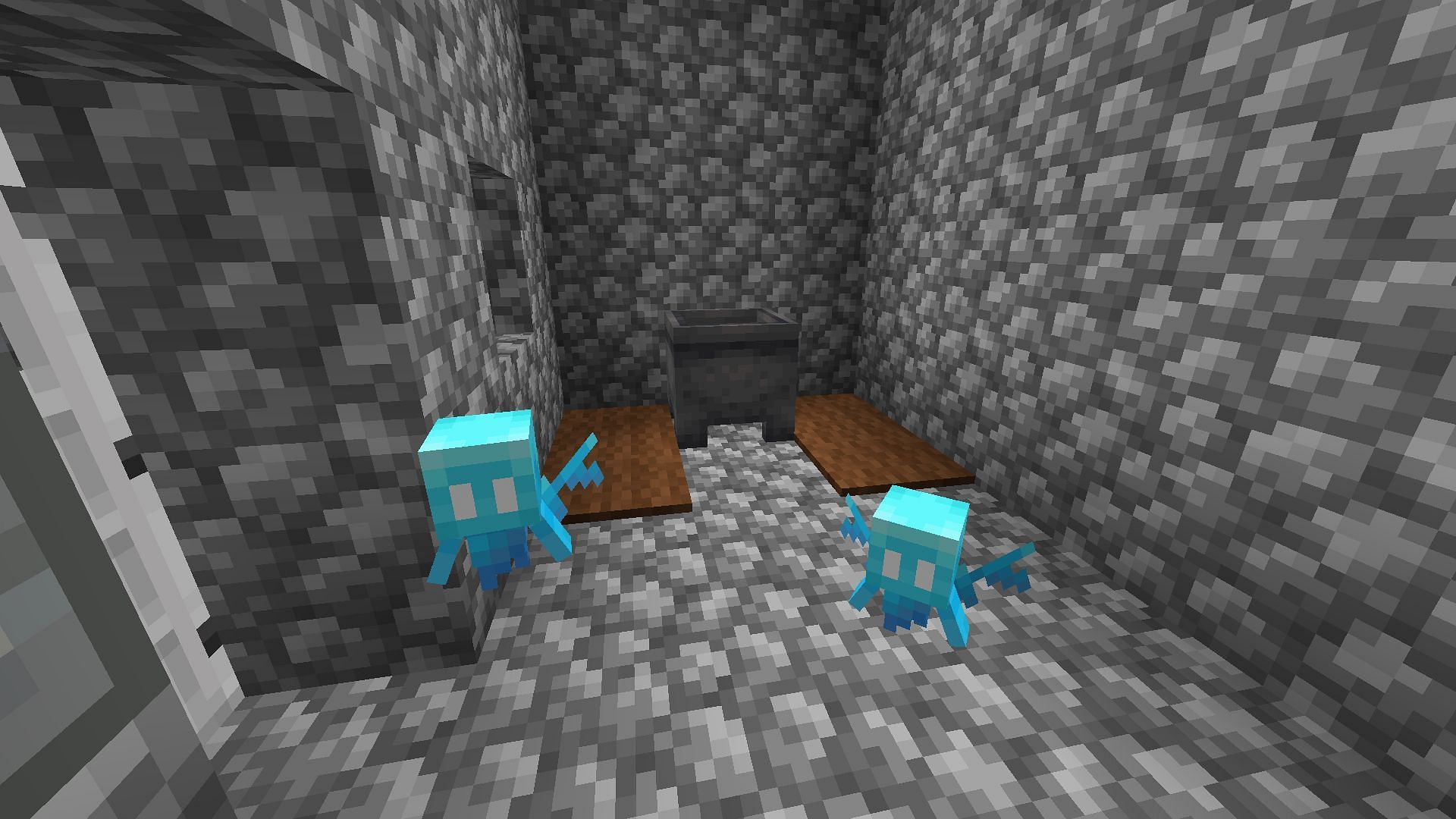 Mobs trapped in these cell rooms (Image via Mojang)