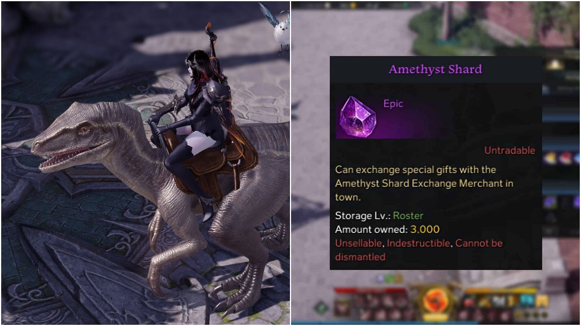 Amethyst Shards are valuable resources that allow players to earn interesting items (Images via Lost Ark)