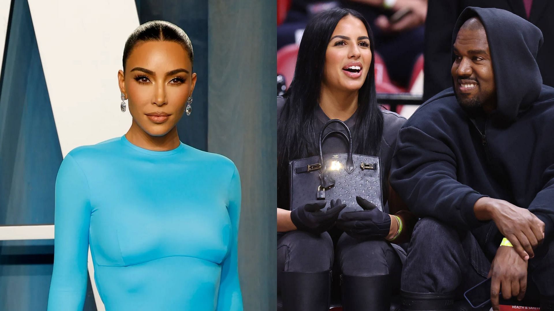 Kim Kardashian and Kanye West were officially declared single in March 2022. (Image via Getty Images/Frazer Harrison/Michael Reaves)