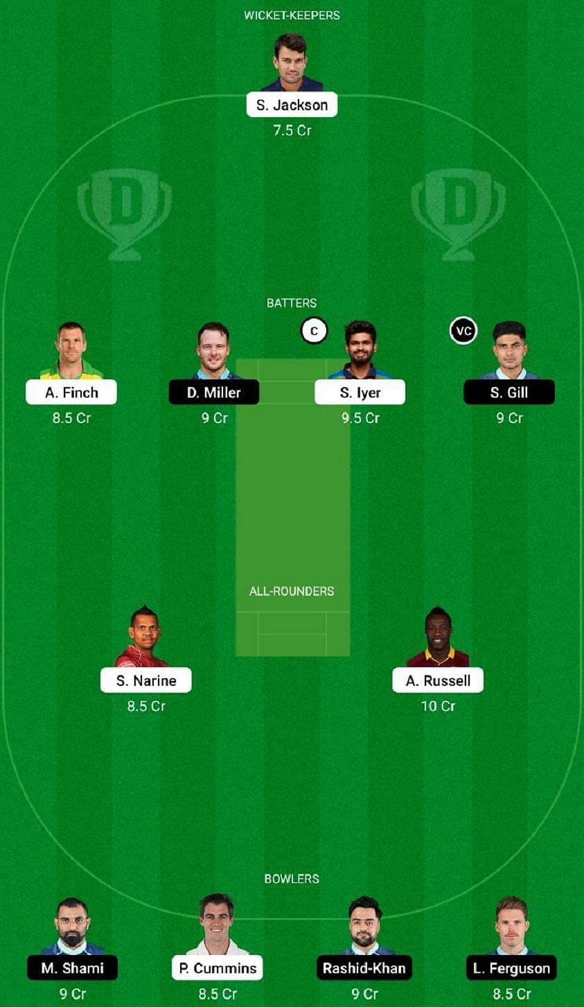 KKR vs GT Dream11 Fantasy Tip #1 - IPL 2022