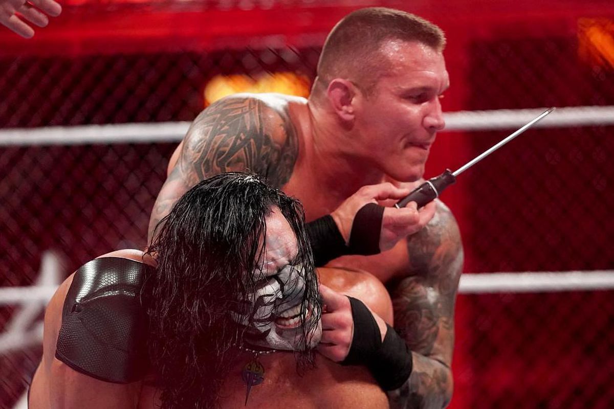 Randy Orton does whatever he can to punish his opponents