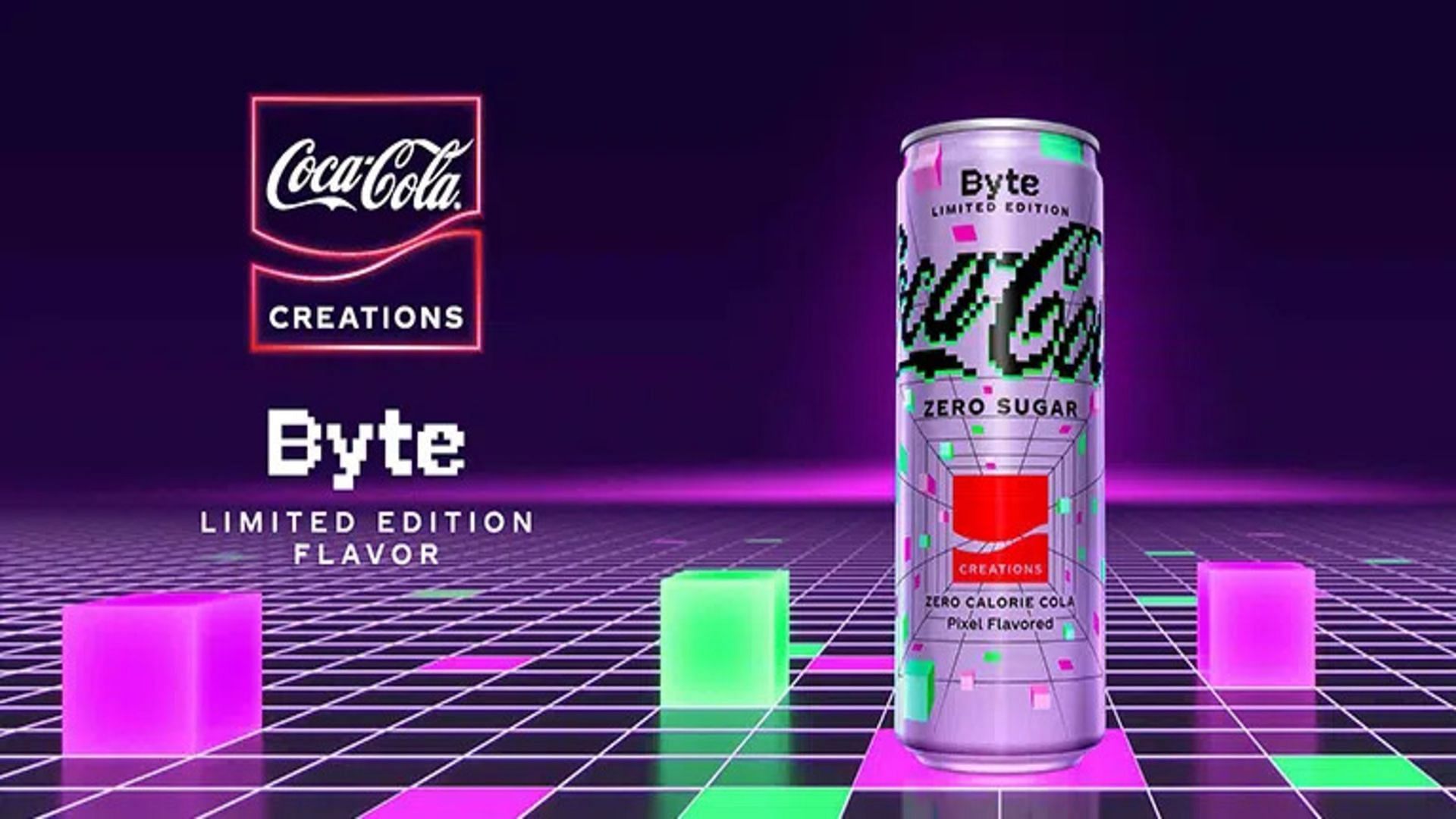Coca-Cola Zero Sugar &ldquo;Byte Pixel&rdquo; (Image via The Coca-Cola Company)