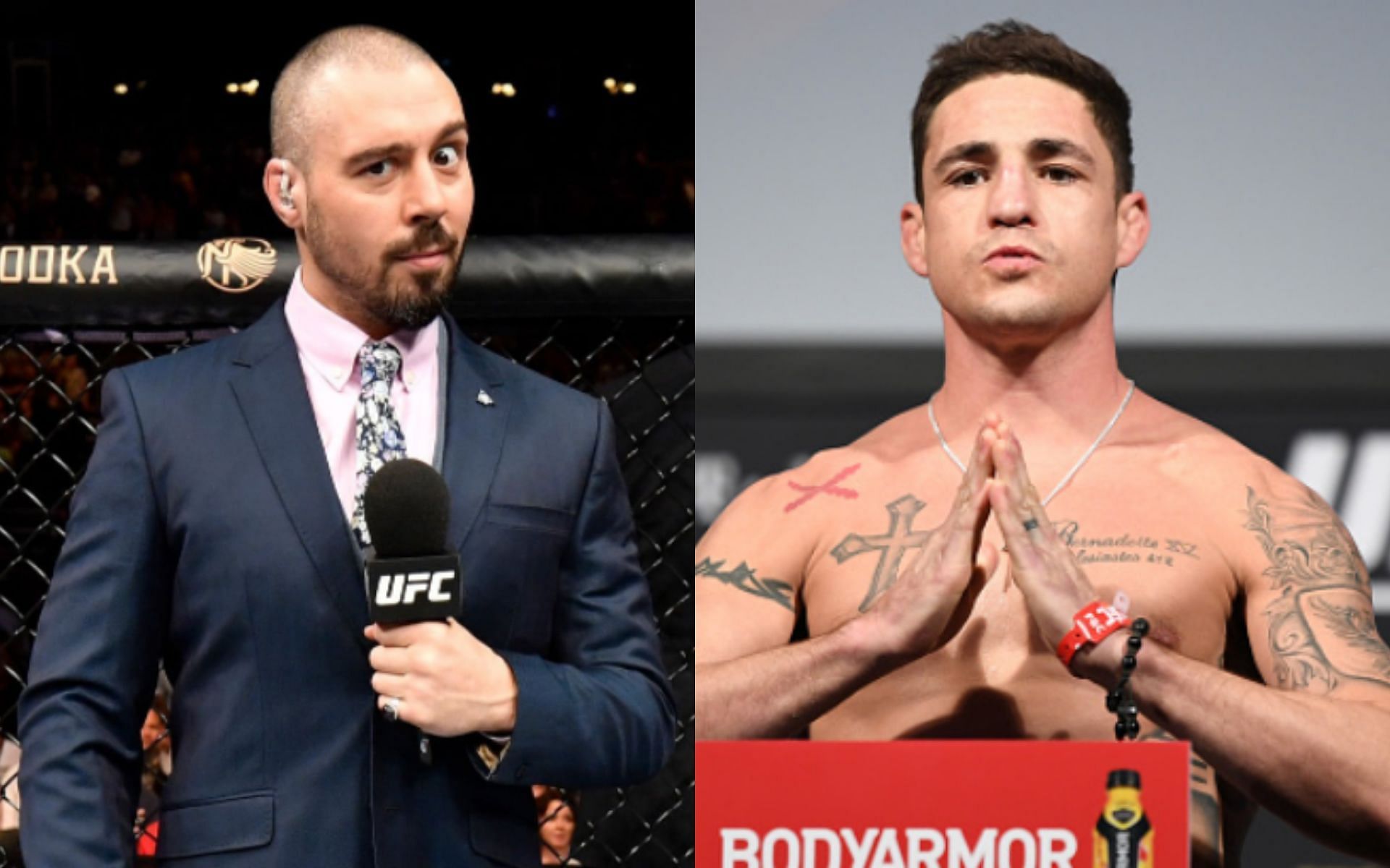 Dan Hardy (left); Diego Sanchez (right)