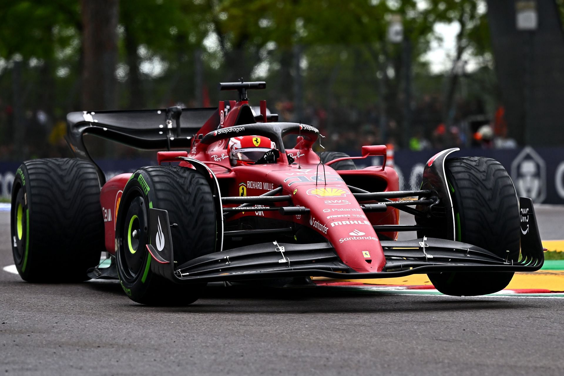 Ferrari held back from bringing any major updates to the 2022 F1 Imola GP (Photo by Clive Mason/Getty Images)