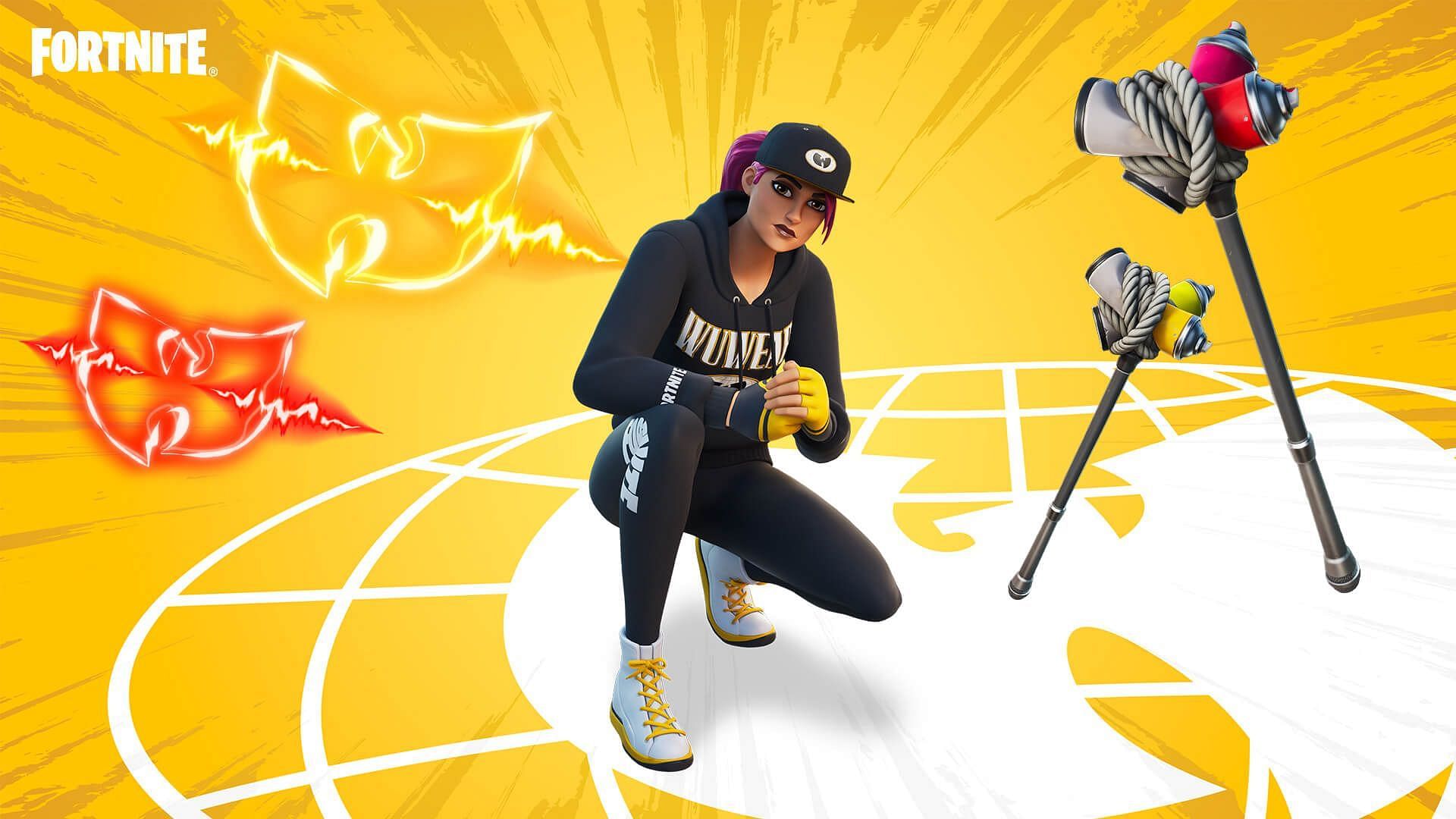 B.R.I.T.E. Outfit from the Wu-Tang collab (Image via Epic Games)