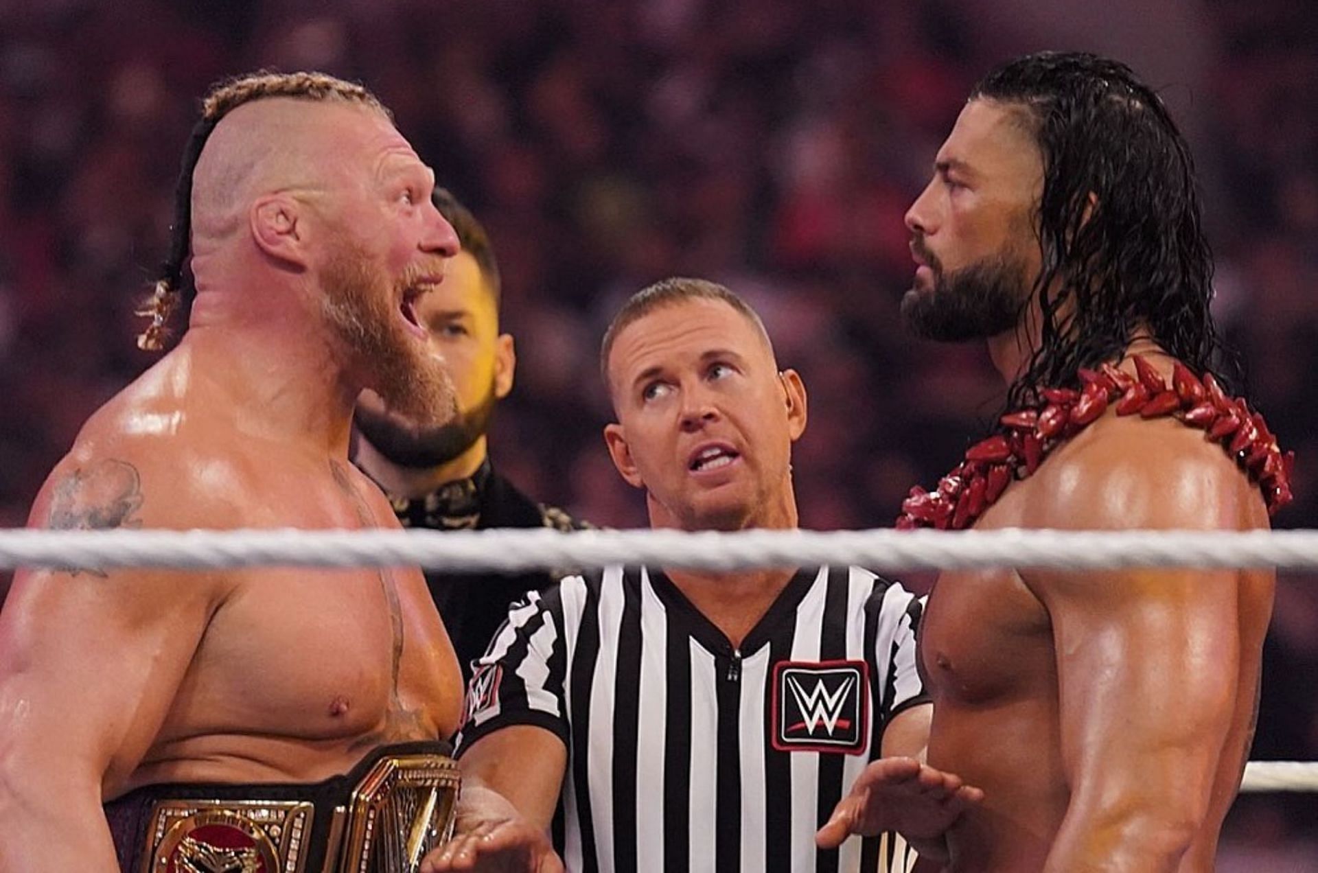 WWE WrestleMania में ब्रॉक लैसनर और रोमन रेंस ने इतिहास रचा 