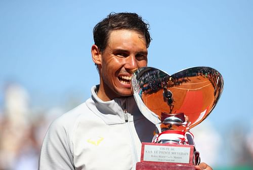 Rafael Nadal at the 2018 Rolex Monte-Carlo Masters.