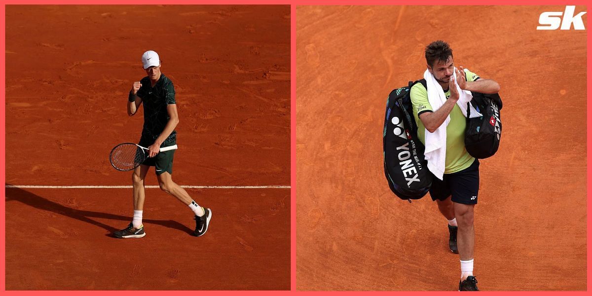Jannik Sinner and Stan Wawrinka were in action on Day 2 of the Monte-Carlo Masters