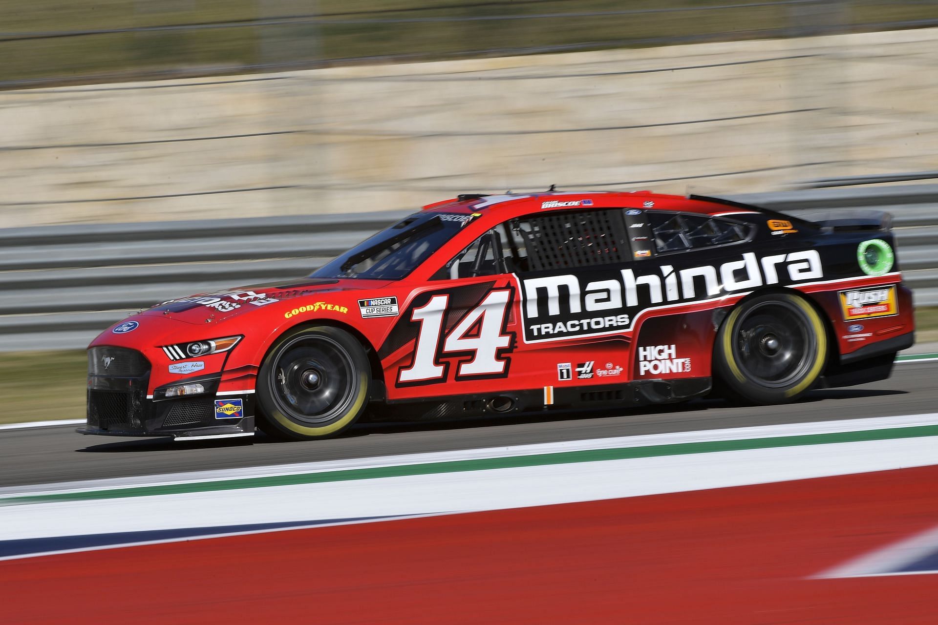 Chase Briscoe drives during the NASCAR Cup Series Echopark Automotive Grand Prix at Circuit of The Americas