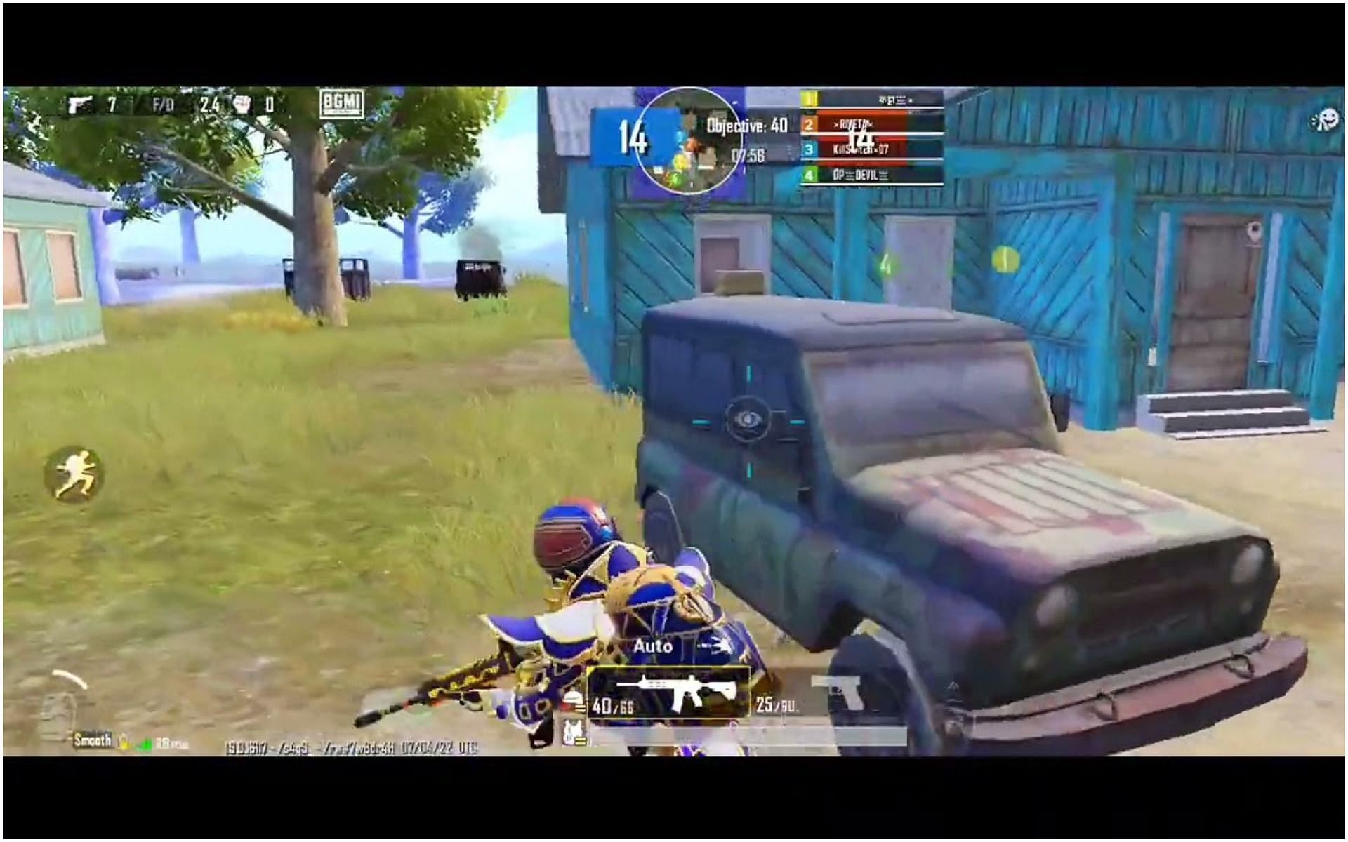 Playing the new Assault mode TDM in BGMI (Image via YouTube/RIVETA)