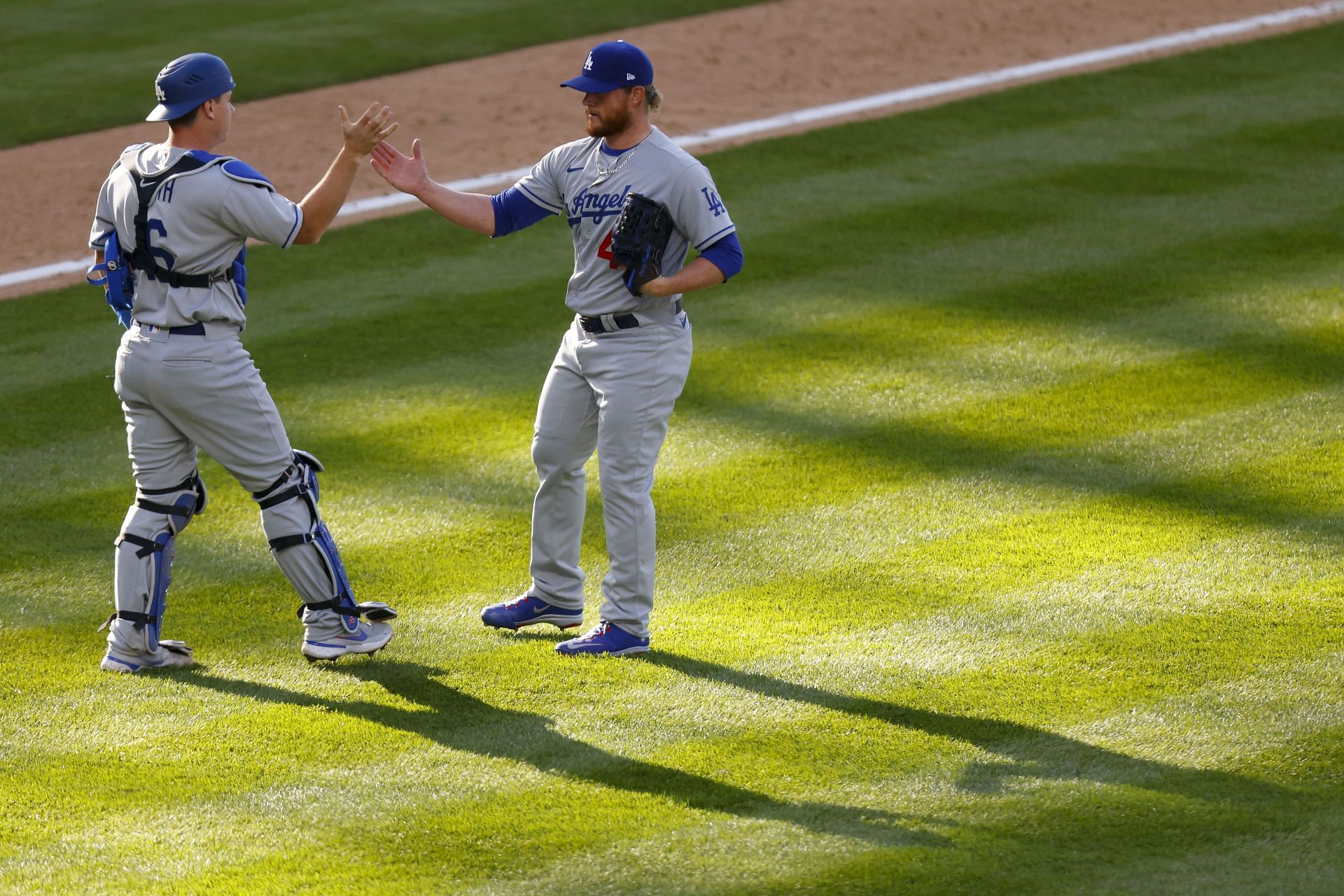 Craig Kimbrel earns himself his first save on LA Dodgers Opening Day against the Colorado Rockies