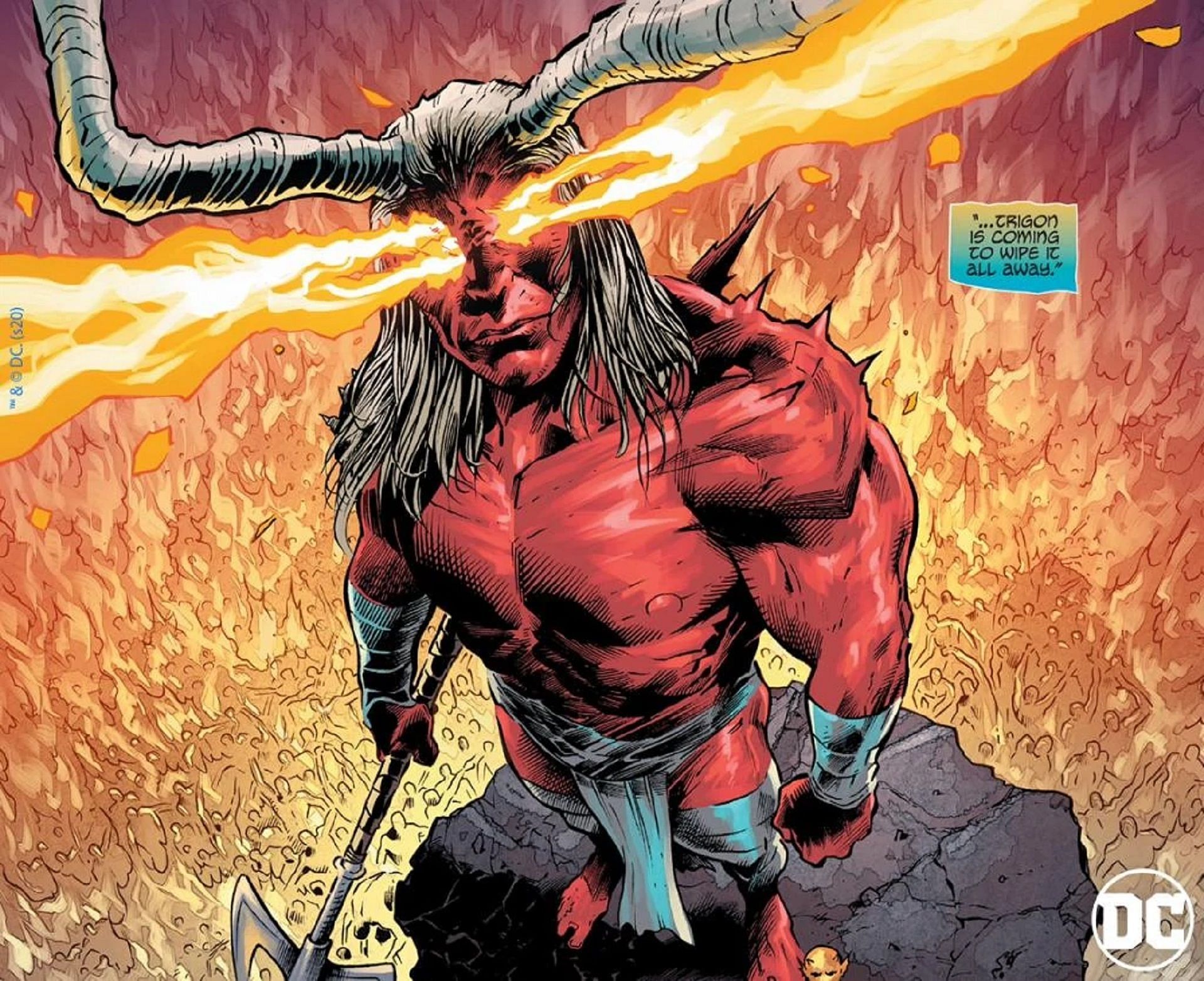 Trigon first appeared in New Teen Titans #2 (Image via DC)