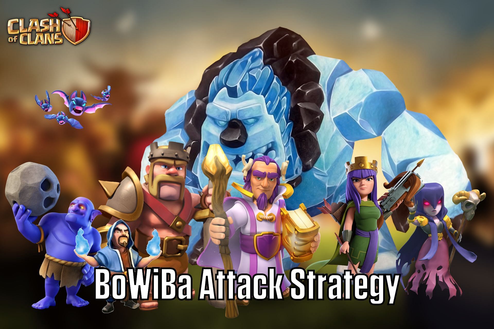 BoWiBa attack strategy in Clash of Clans (Image via Sportskeeda)