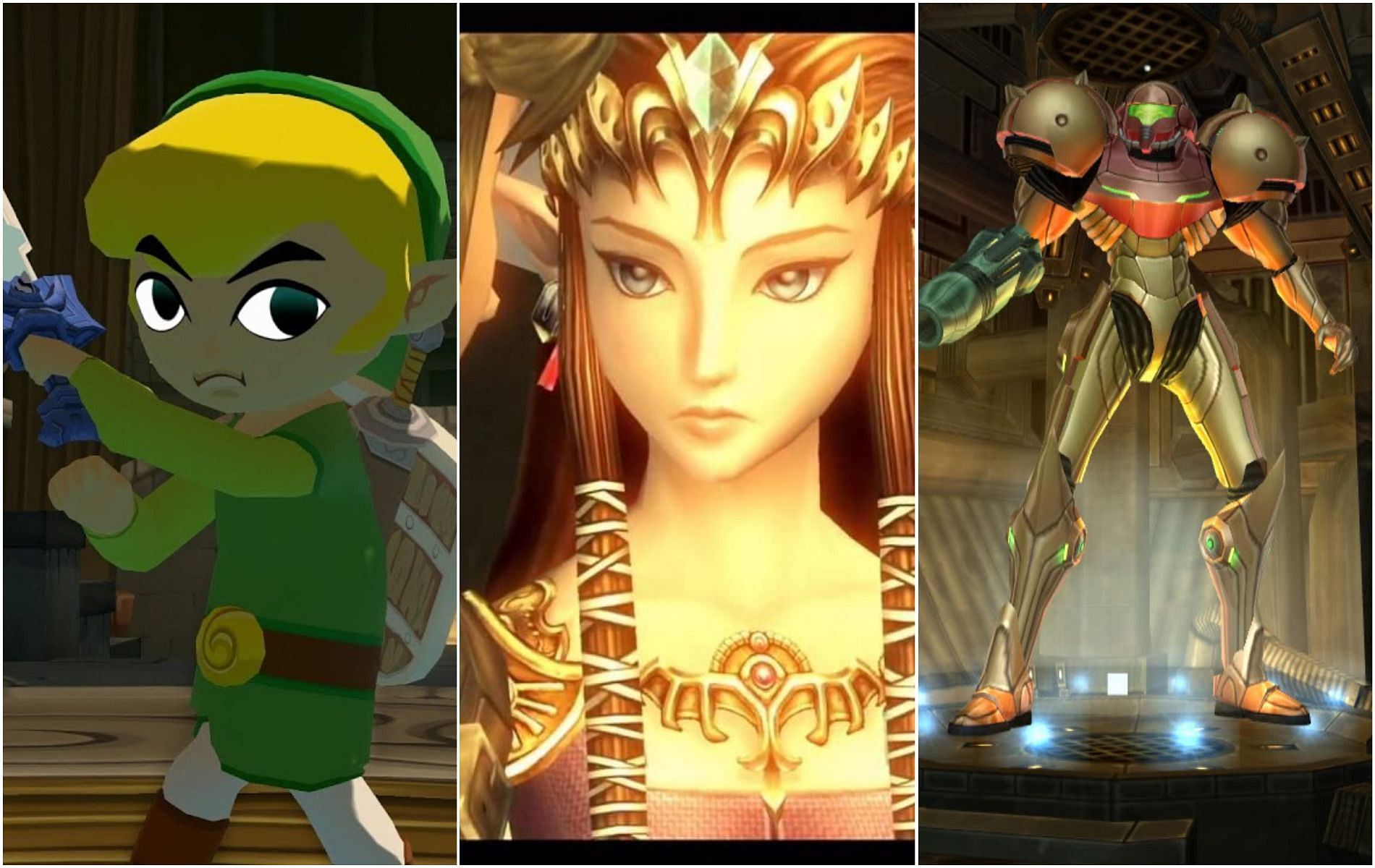 Zelda Wind Waker, Twilight Princess and Metroid Prime Remaster on