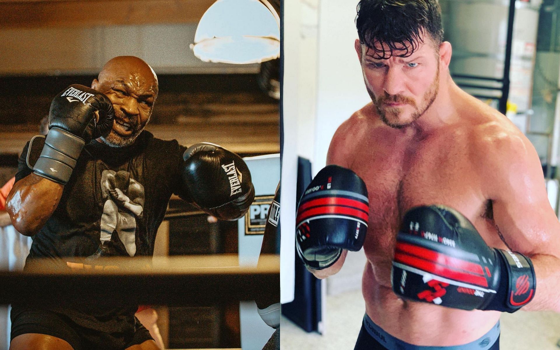 Mike Tyson (left) and Michael Bisping (right) [Images courtesy of @miketyson Instagram and @bisping Instagram]