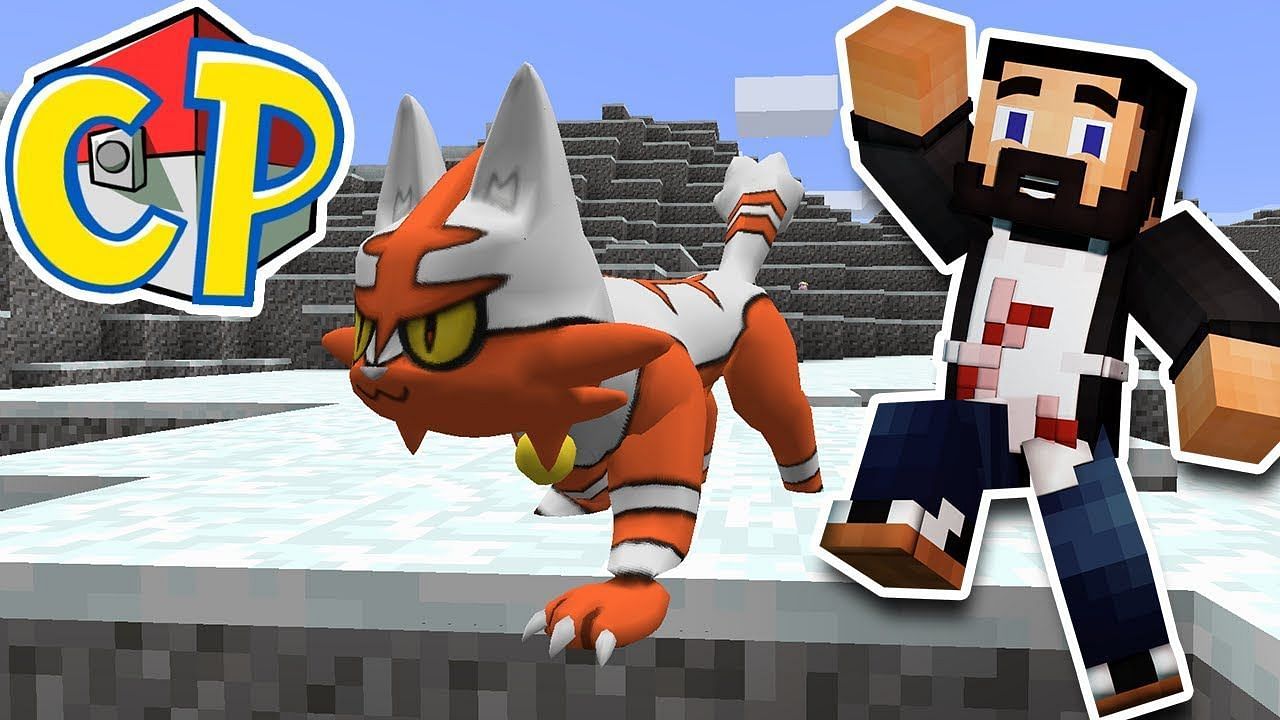 A shiny Torracat in Pixelmon (Image via Complex Gaming)