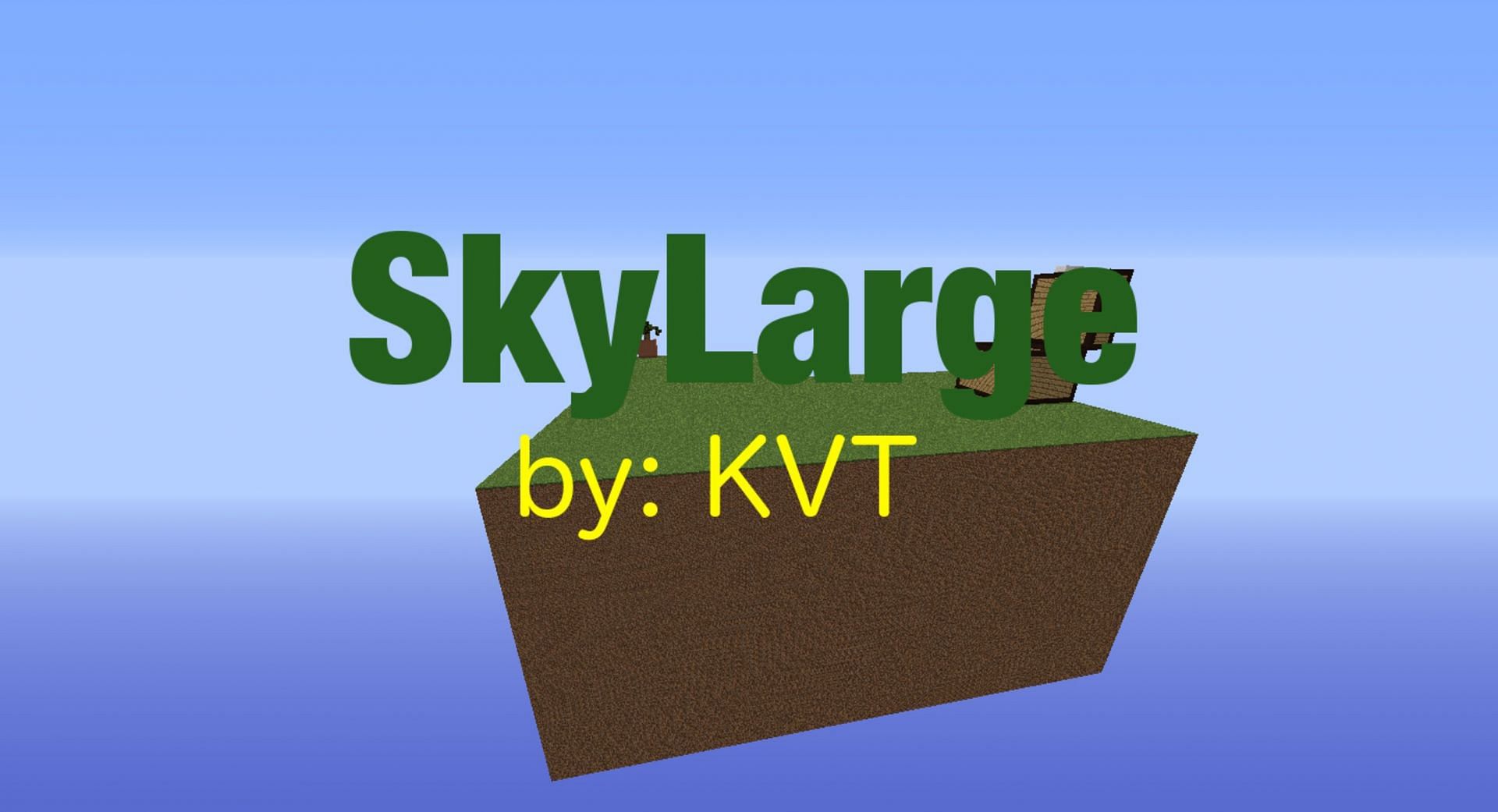 SkyLarge can be more forgiving for newer SkyBlock players (Image via MinecraftMaps)