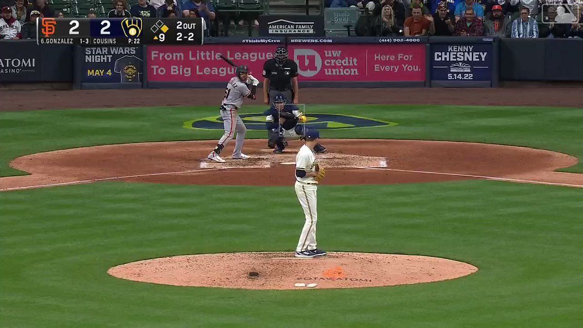 ICYMI: San Francisco Giants outfielder Luis Gonzalez smashes a massive  first major league home run against the Milwaukee Brewers