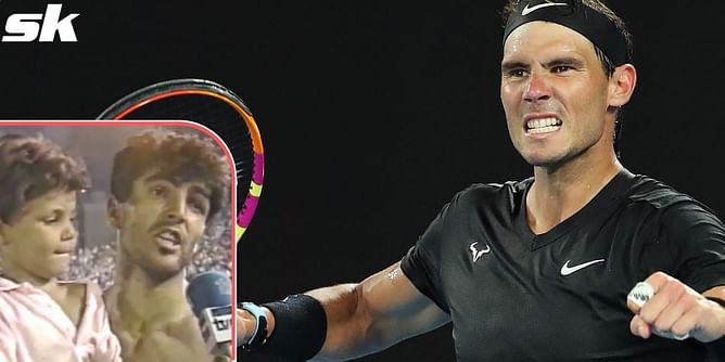 Watch: Video resurfaces of a 3-year-old Rafael Nadal looking adorable with uncle Miguel Angel