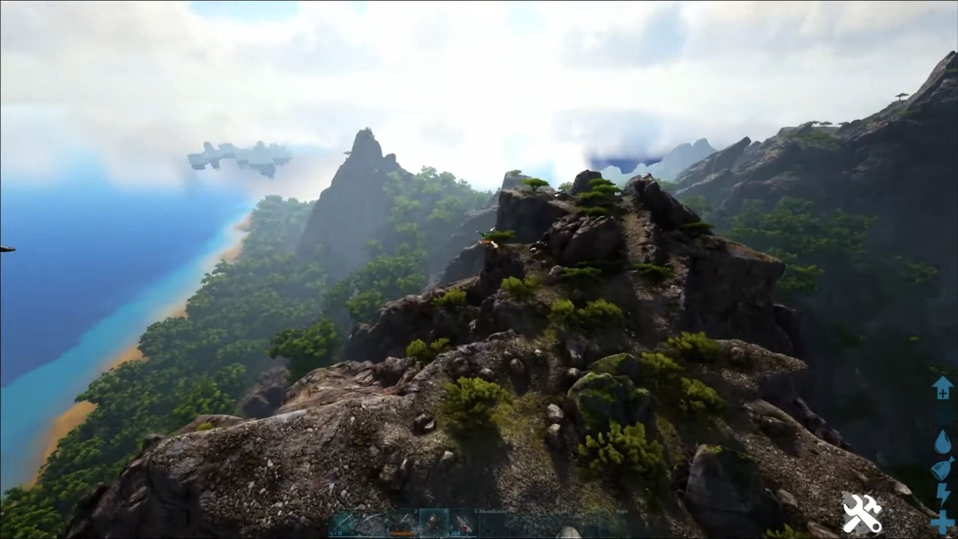 The densest spawn location in ARK: Lost Island (Image via Teachers Game Too, on YouTube)
