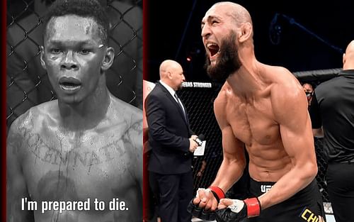 Israel Adesanya and Khamzat Chimaev [Image courtesy - UFC on YouTube]